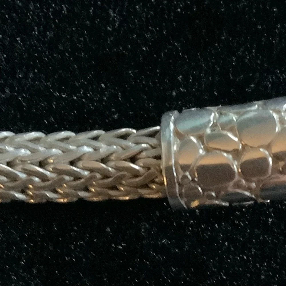 Sterling Silver Braided Bracelet-NWOT - Picture 4 of 9